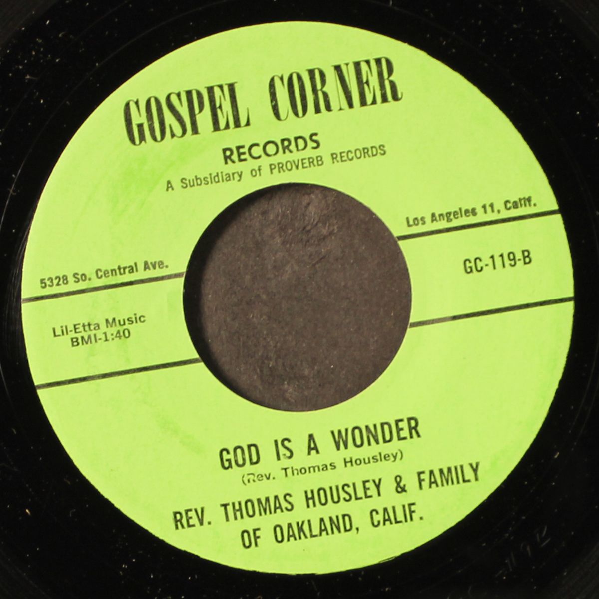 god is a wonder by REV. THOMAS HOUSLEY & FAMILY