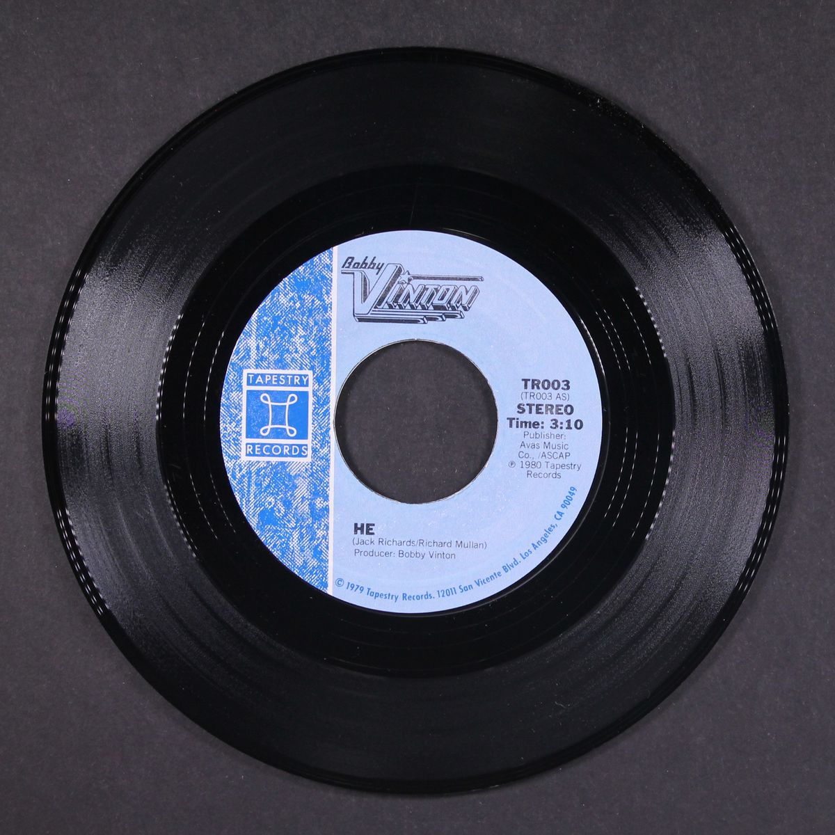 he / my first and only love by BOBBY VINTON