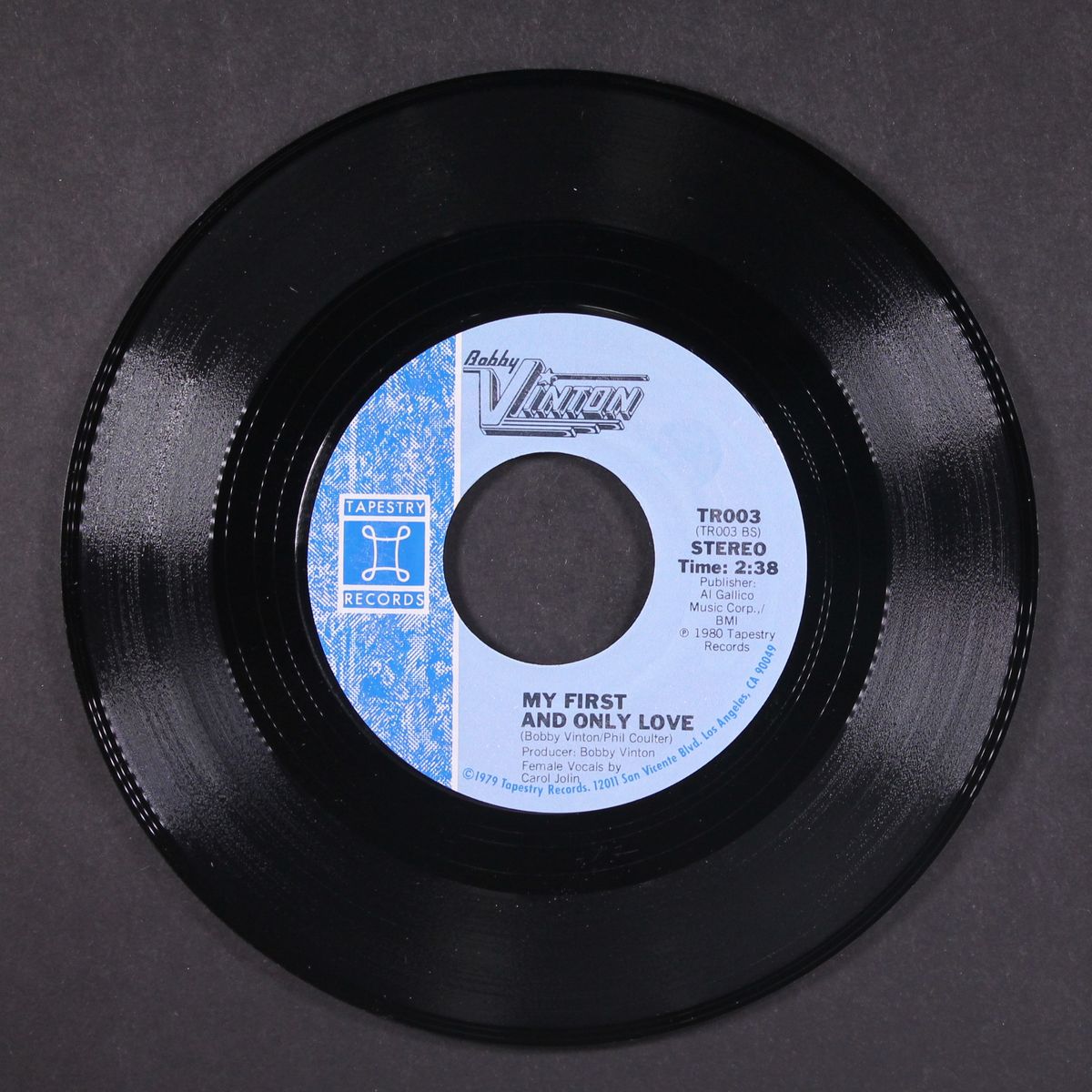 he / my first and only love by BOBBY VINTON