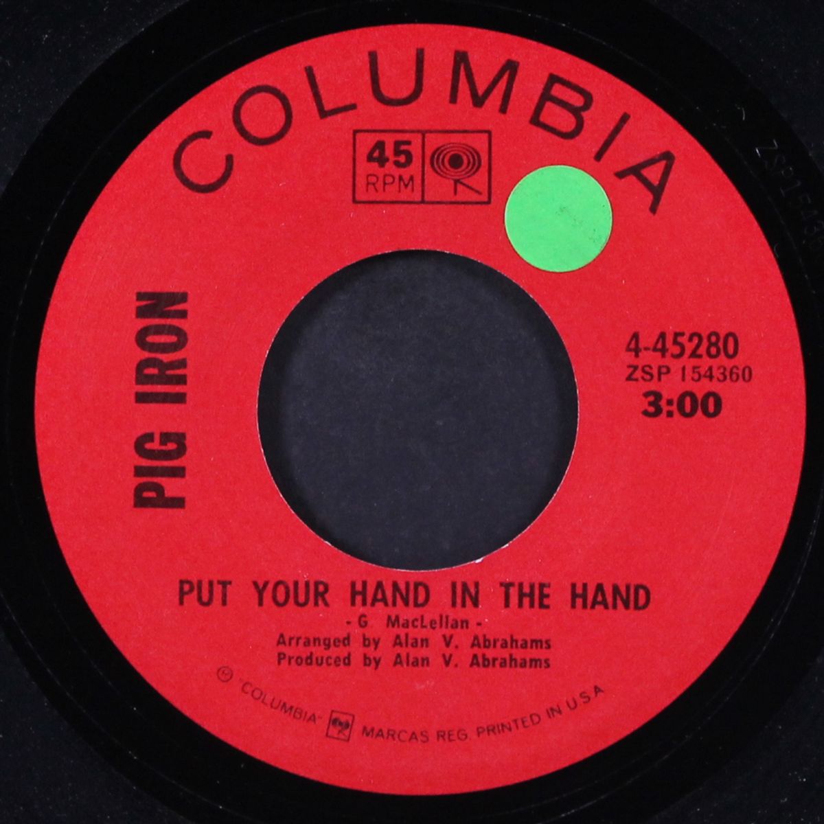 put your hand in the hand / abe's blues by PIG IRON