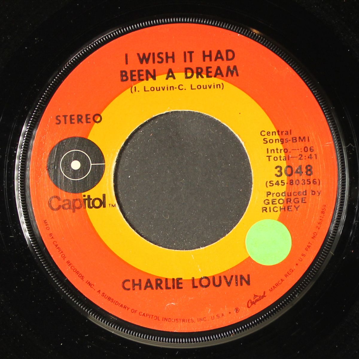 love has to die all by itself by CHARLIE LOUVIN