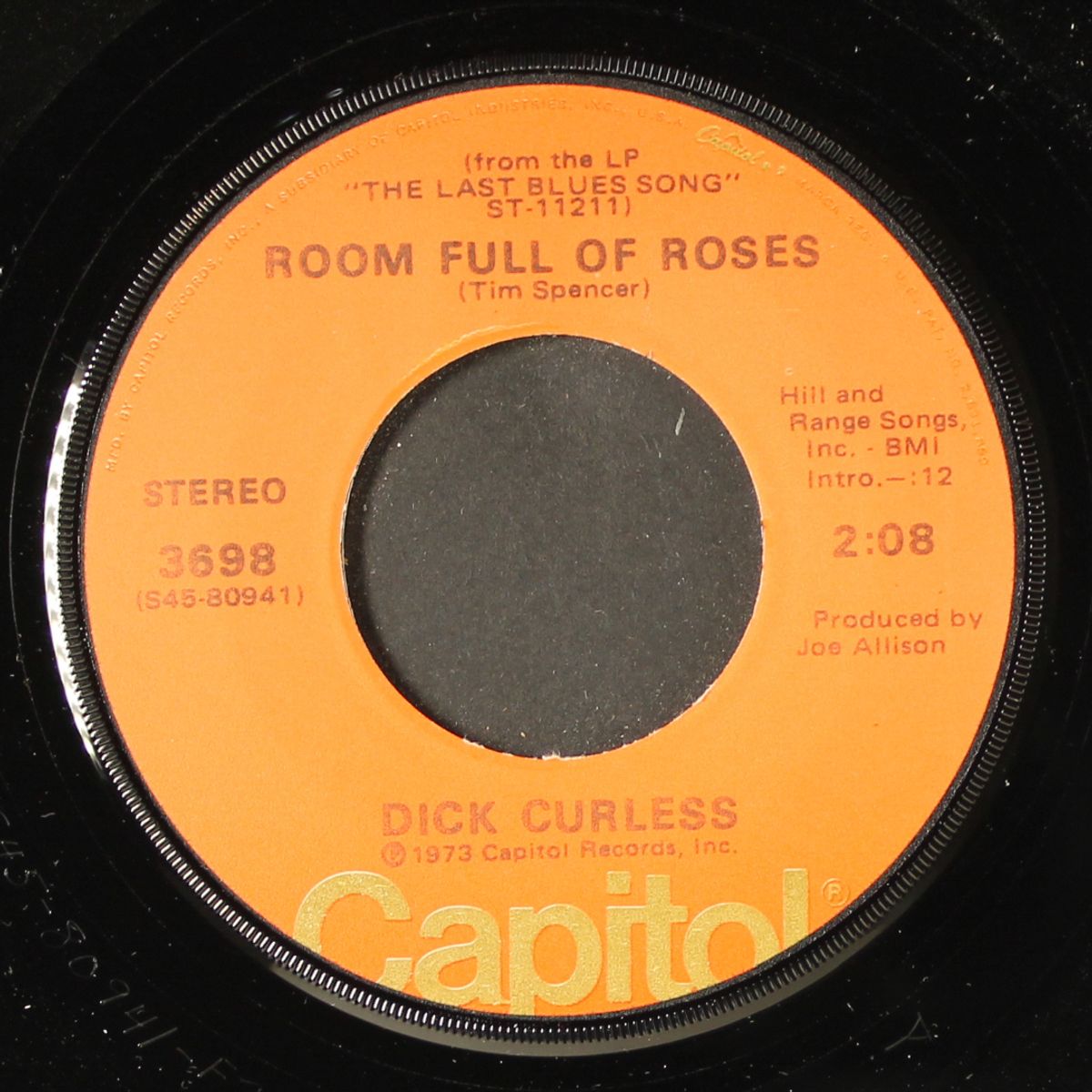 the last blues song by DICK CURLESS