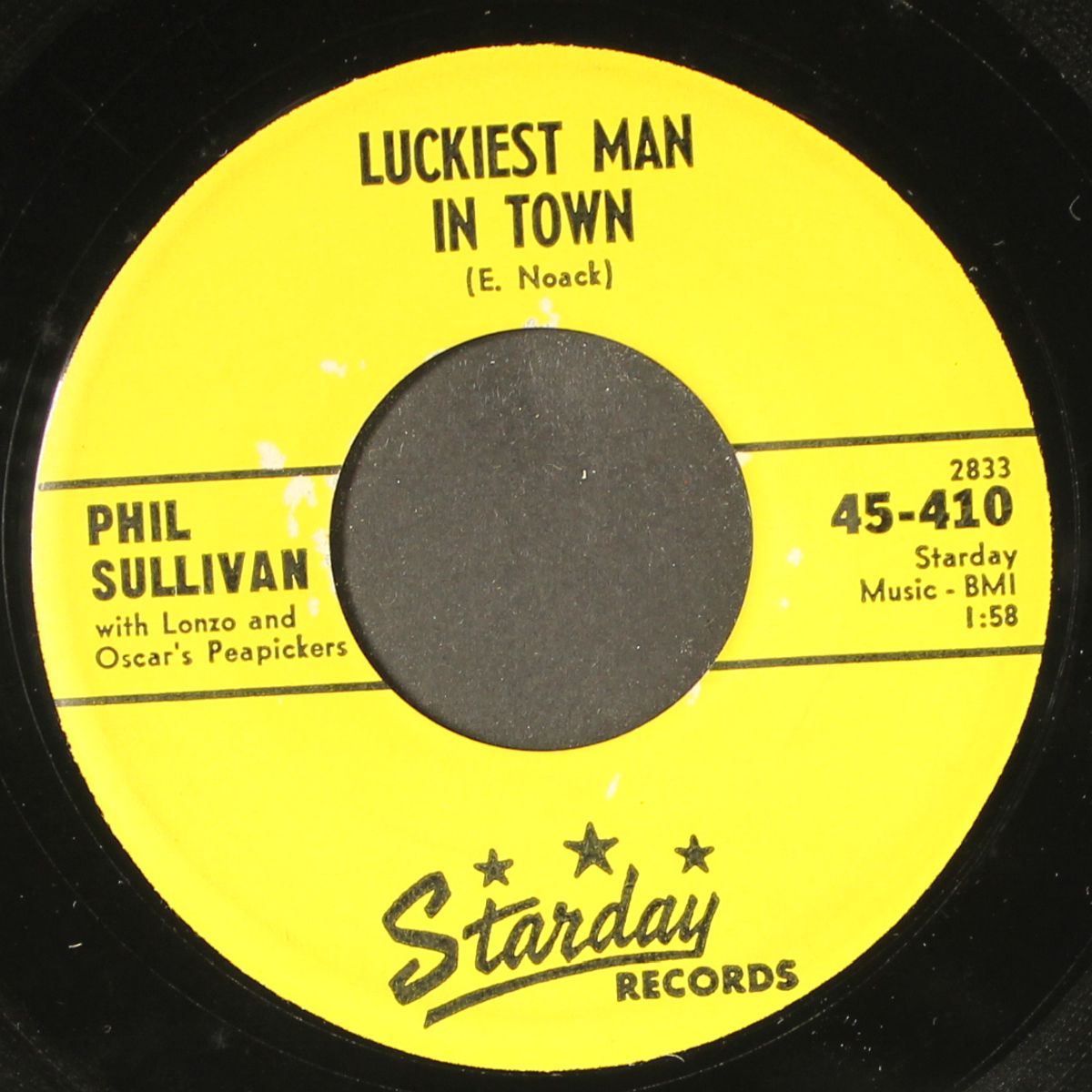 luckiest man in town by PHIL SULLIVAN
