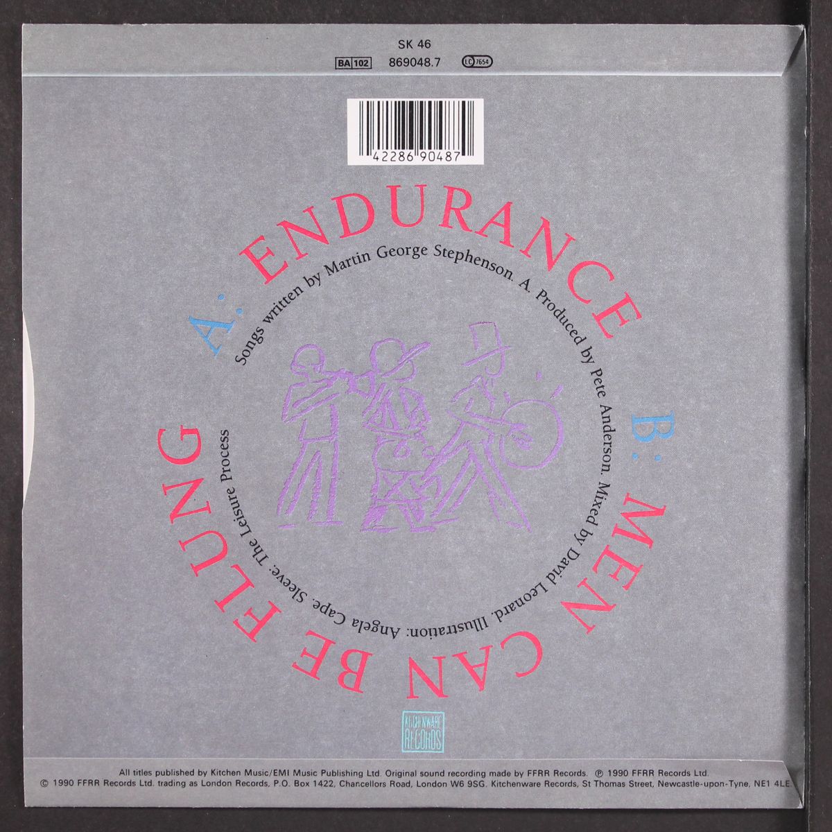 endurance / men can be flung by MARTIN STEPHENSON & DAINTEES