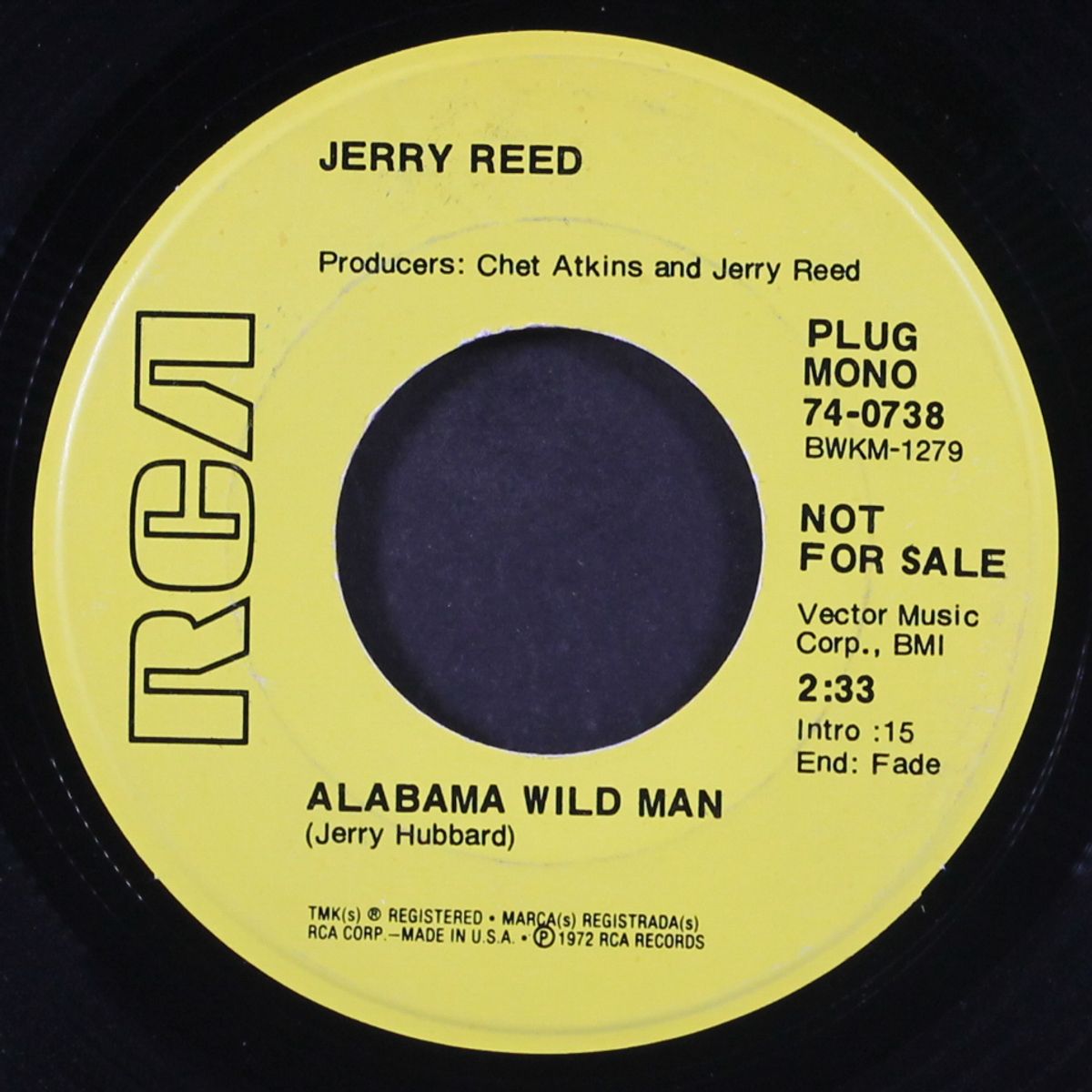 take it easy / alabama wild man by JERRY REED