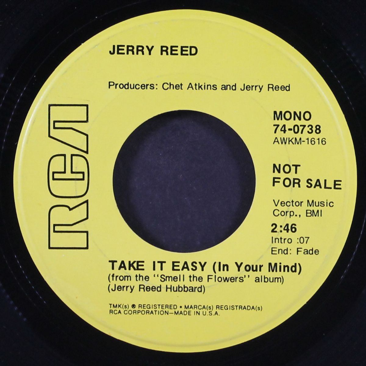 take it easy / alabama wild man by JERRY REED