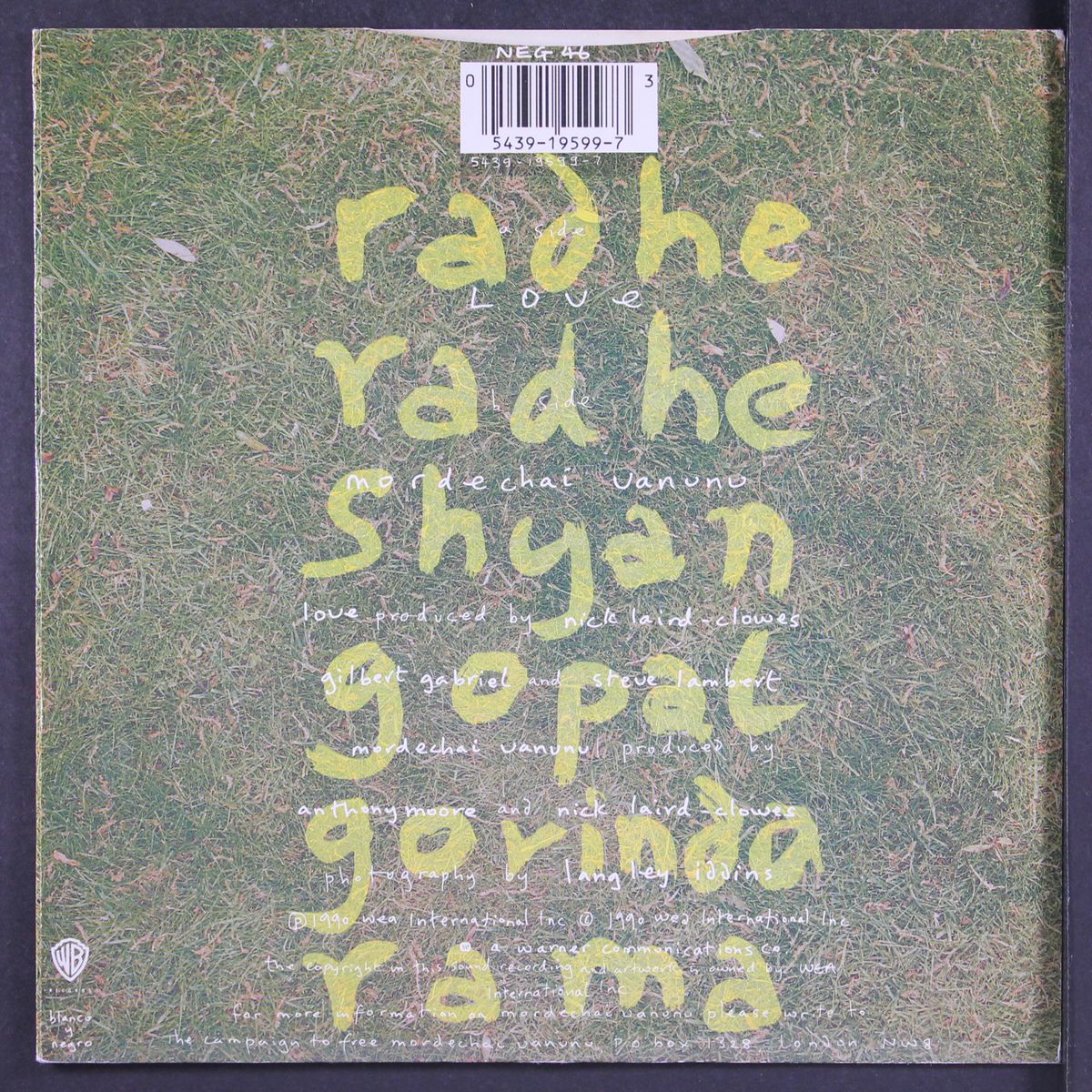 love / mordechai vanunu by DREAM ACADEMY