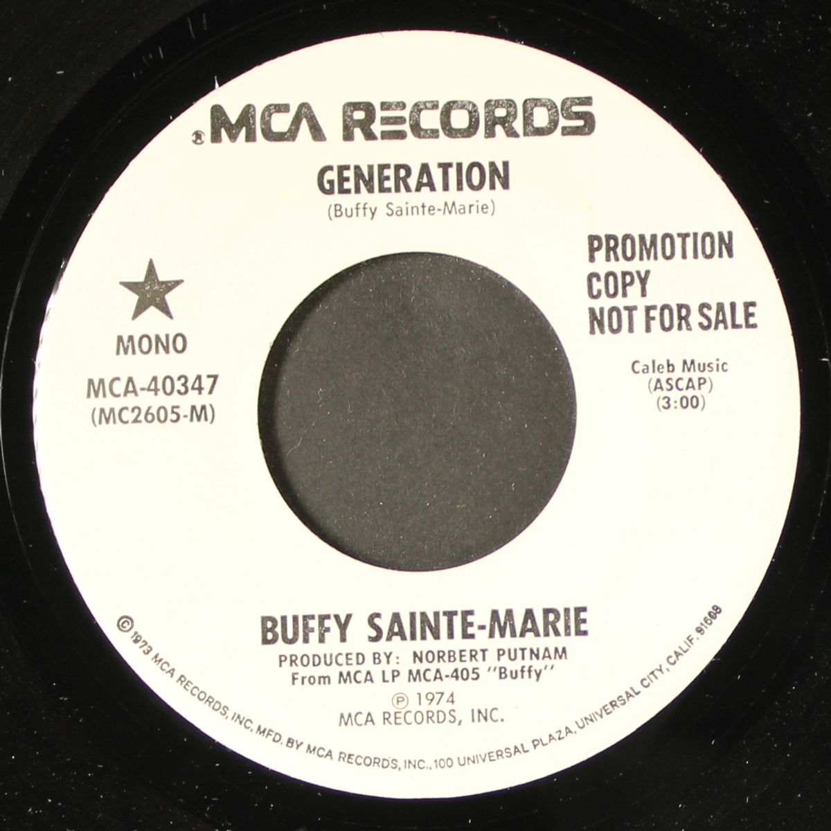 generation / mono by BUFFY SAINTE-MARIE