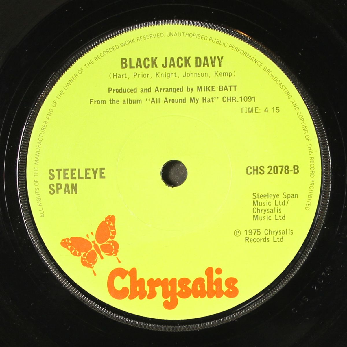 all around my hat / black jack davy by STEELEYE SPAN