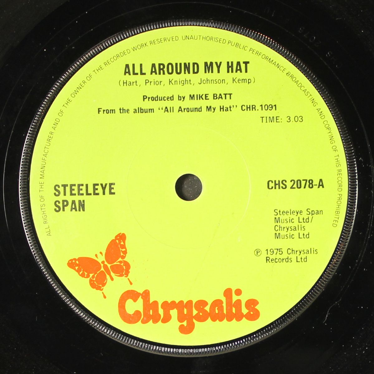 all around my hat / black jack davy by STEELEYE SPAN