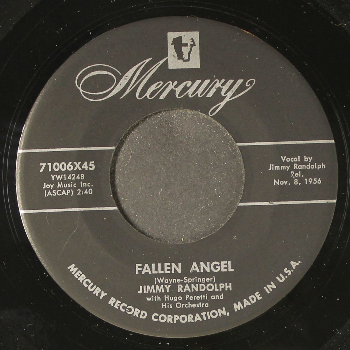 the little boy / fallen angel by JIMMY RANDOLPH
