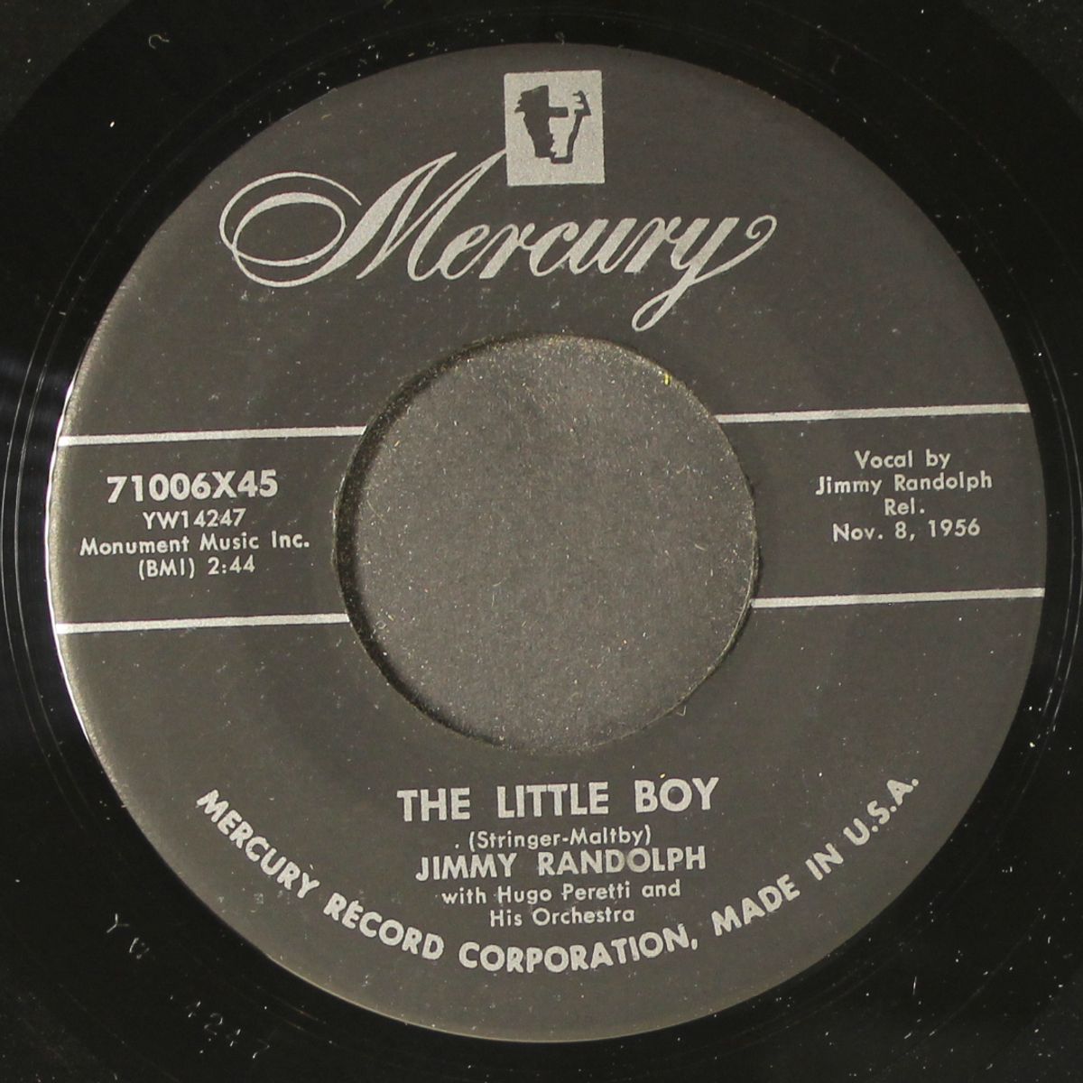 the little boy / fallen angel by JIMMY RANDOLPH