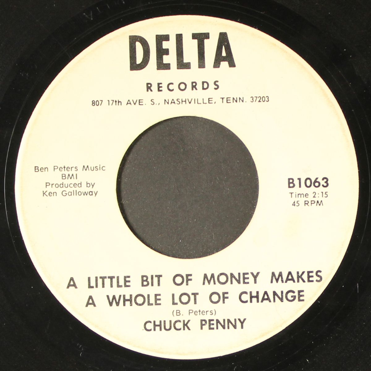 a little bit of money makes a whole lot of change / if a man could live on love by CHUCK PENNY