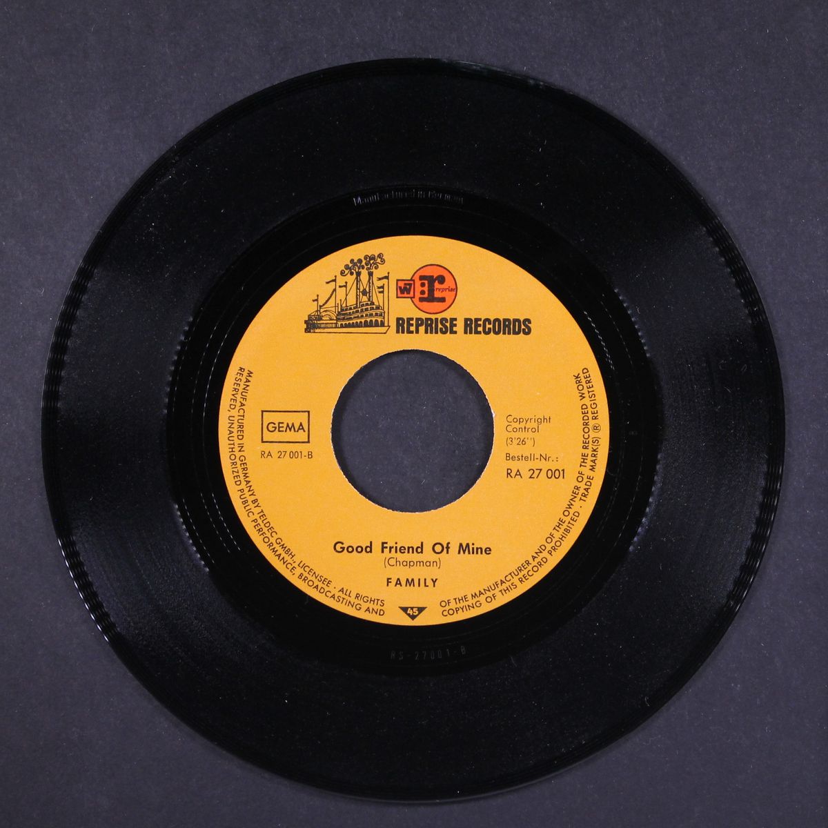 no mule's fool / good friend of mine by FAMILY
