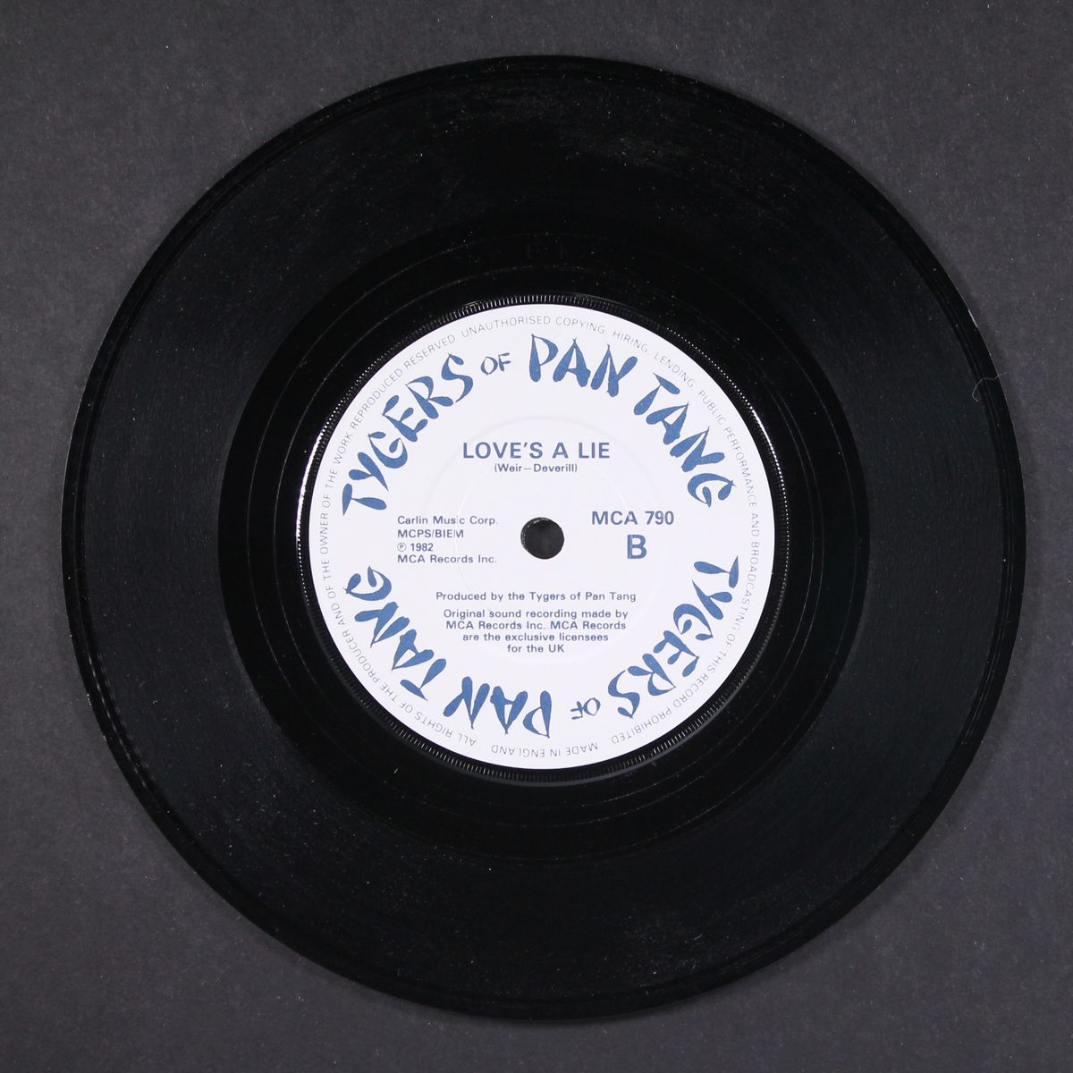 paris by air / love's a lie by TYGERS OF PAN TANG