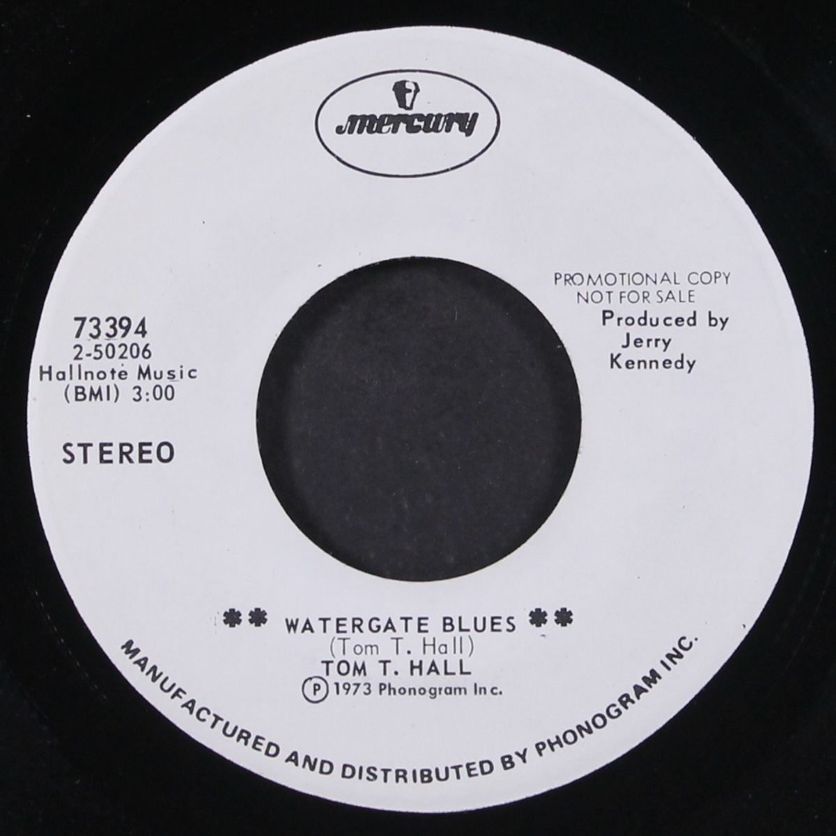watergate blues / spokane motel blues by TOM T. HALL