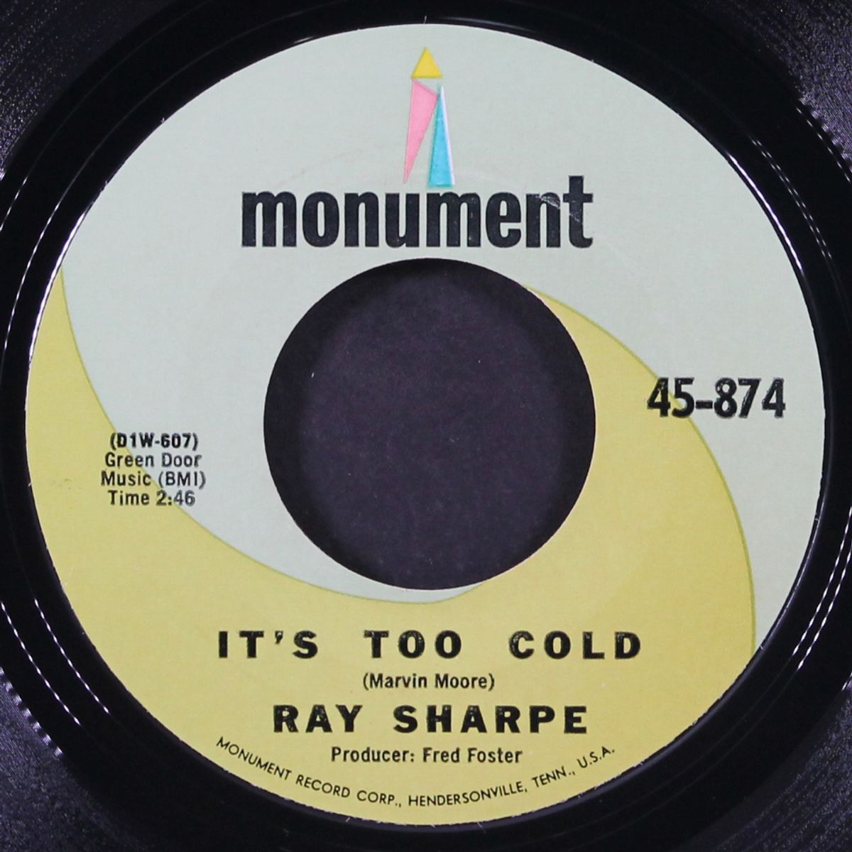 it's too cold / let's go, let's go, let's go by RAY SHARPE
