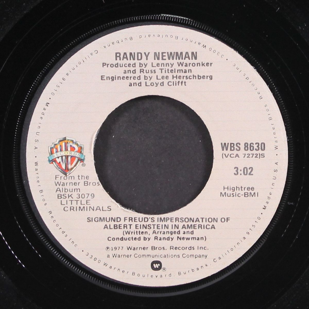 rider in the rain / sigmund freud's... by RANDY NEWMAN