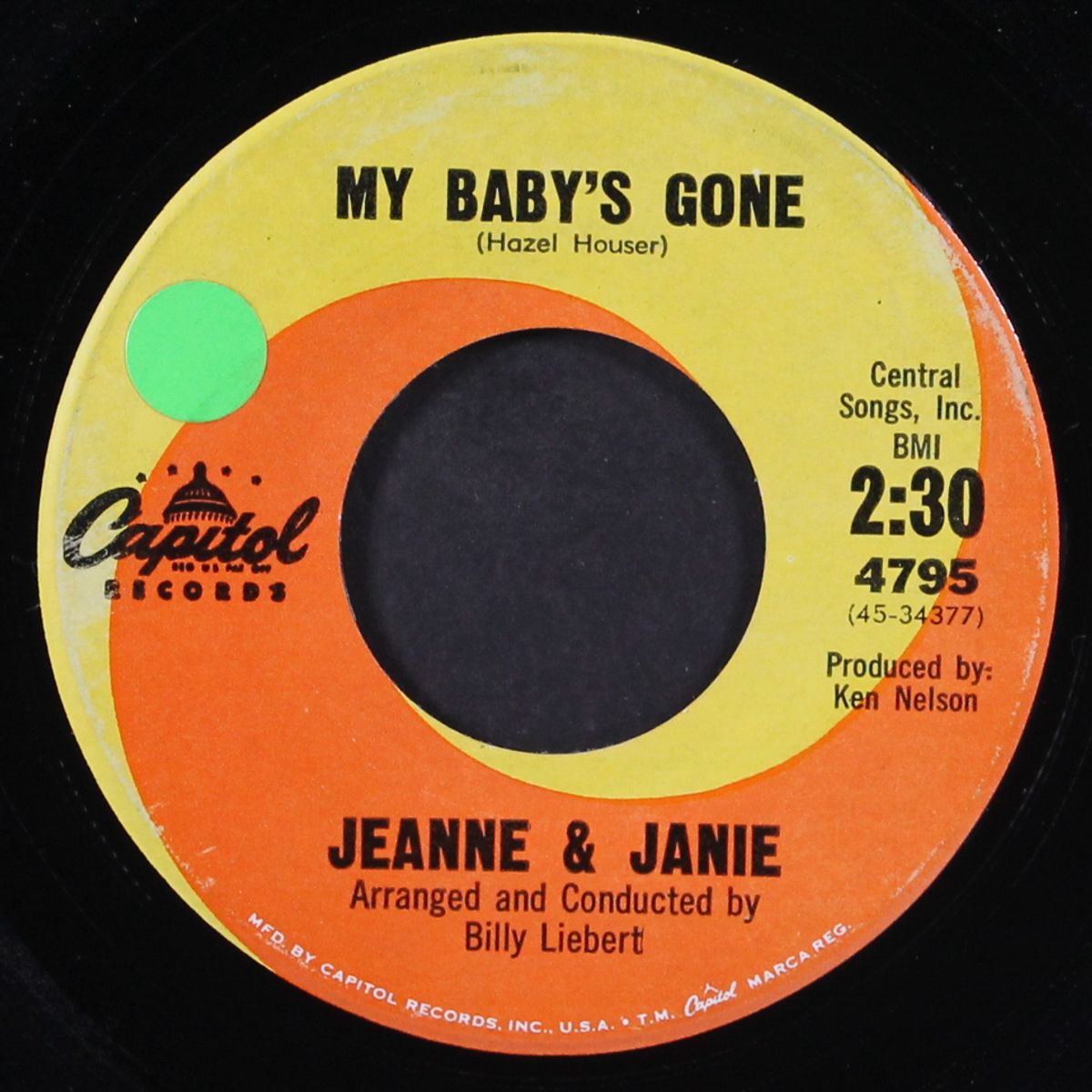 my baby's gone / long week-end by JEANNE & JANIE