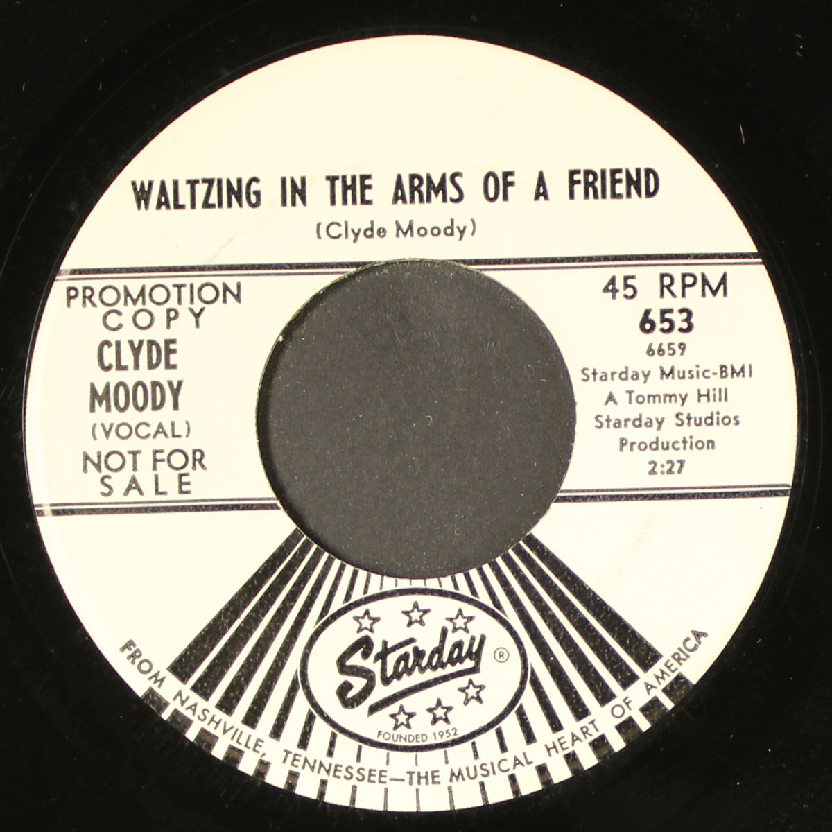 waltzing in the arms of a friend / nobody's business by CLYDE MOODY
