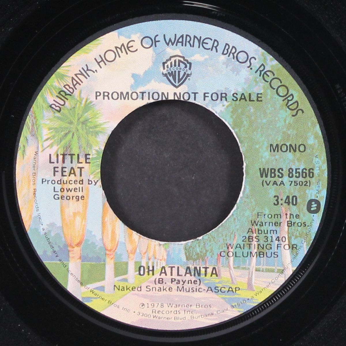 oh atlanta / mono by LITTLE FEAT