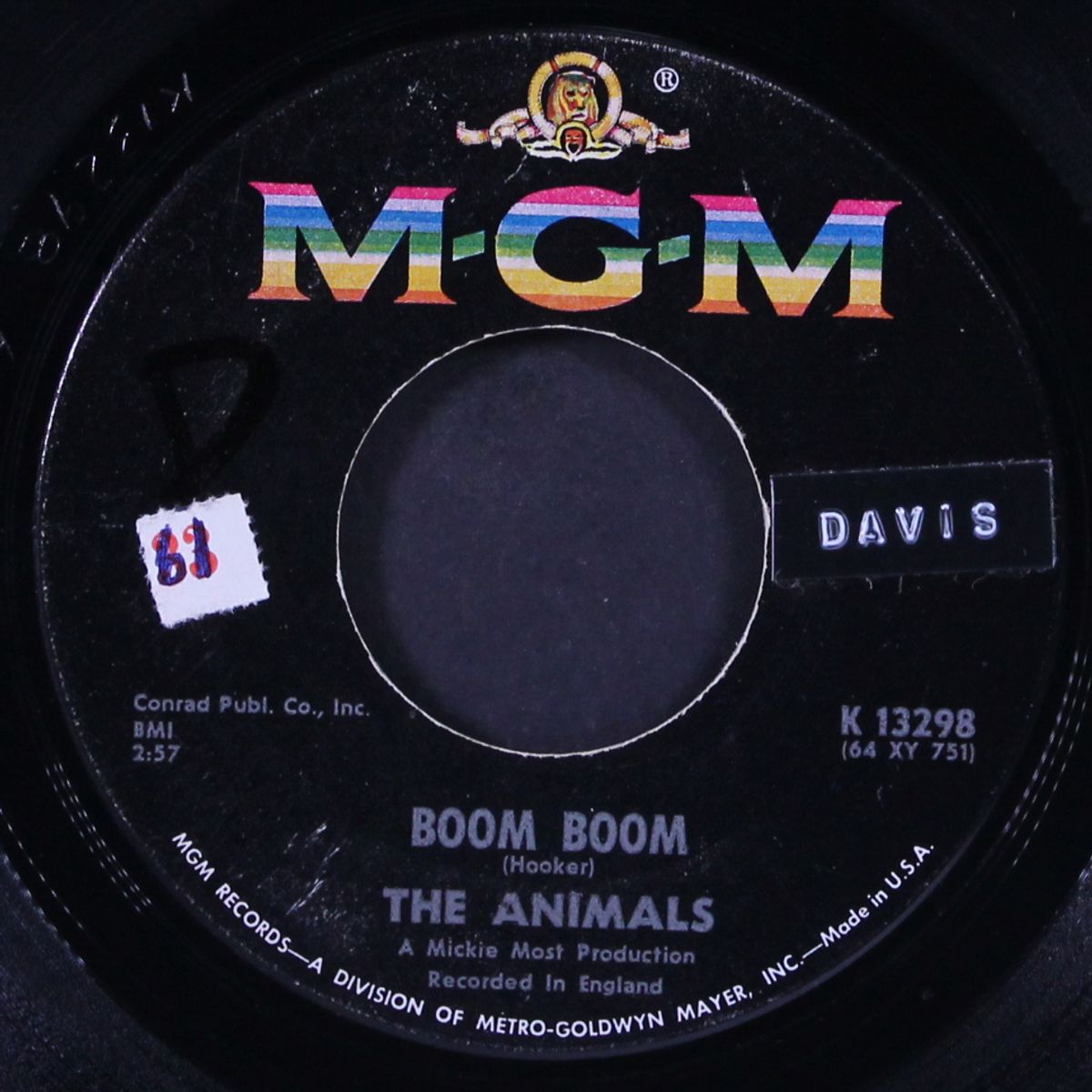 boom boom / blue feeling by ANIMALS
