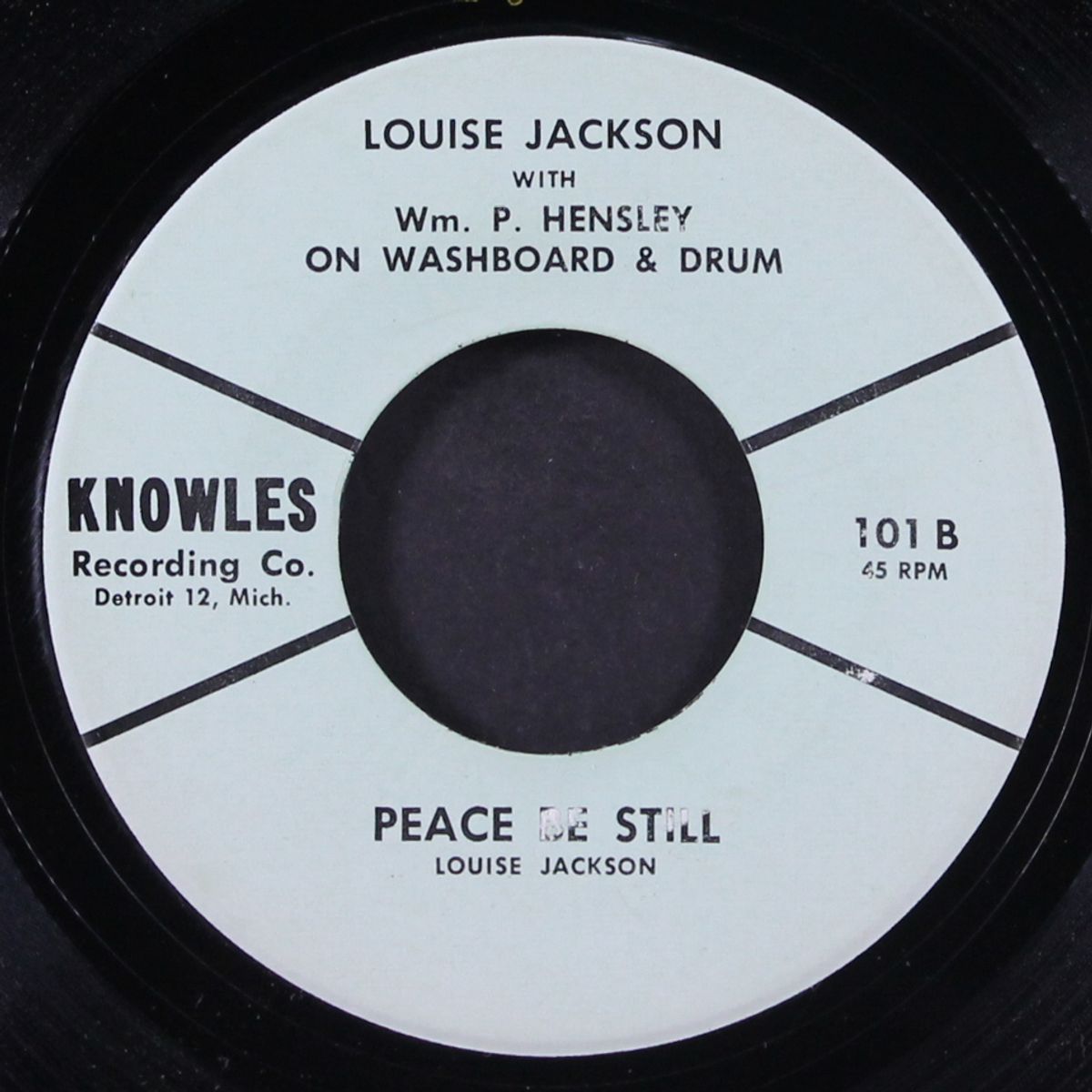 99 1/2 won't do / peace be still by LOUISE JACKSON