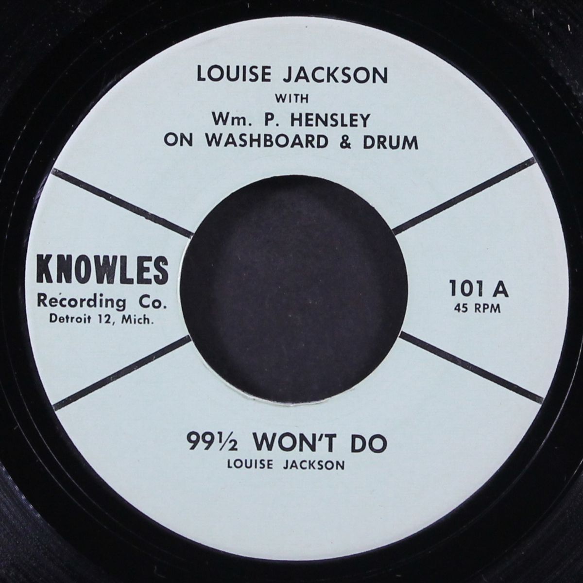 99 1/2 won't do / peace be still by LOUISE JACKSON