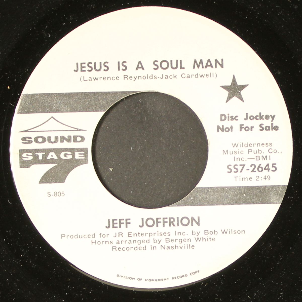 jesus is a soul man by JEFF JOFFRION