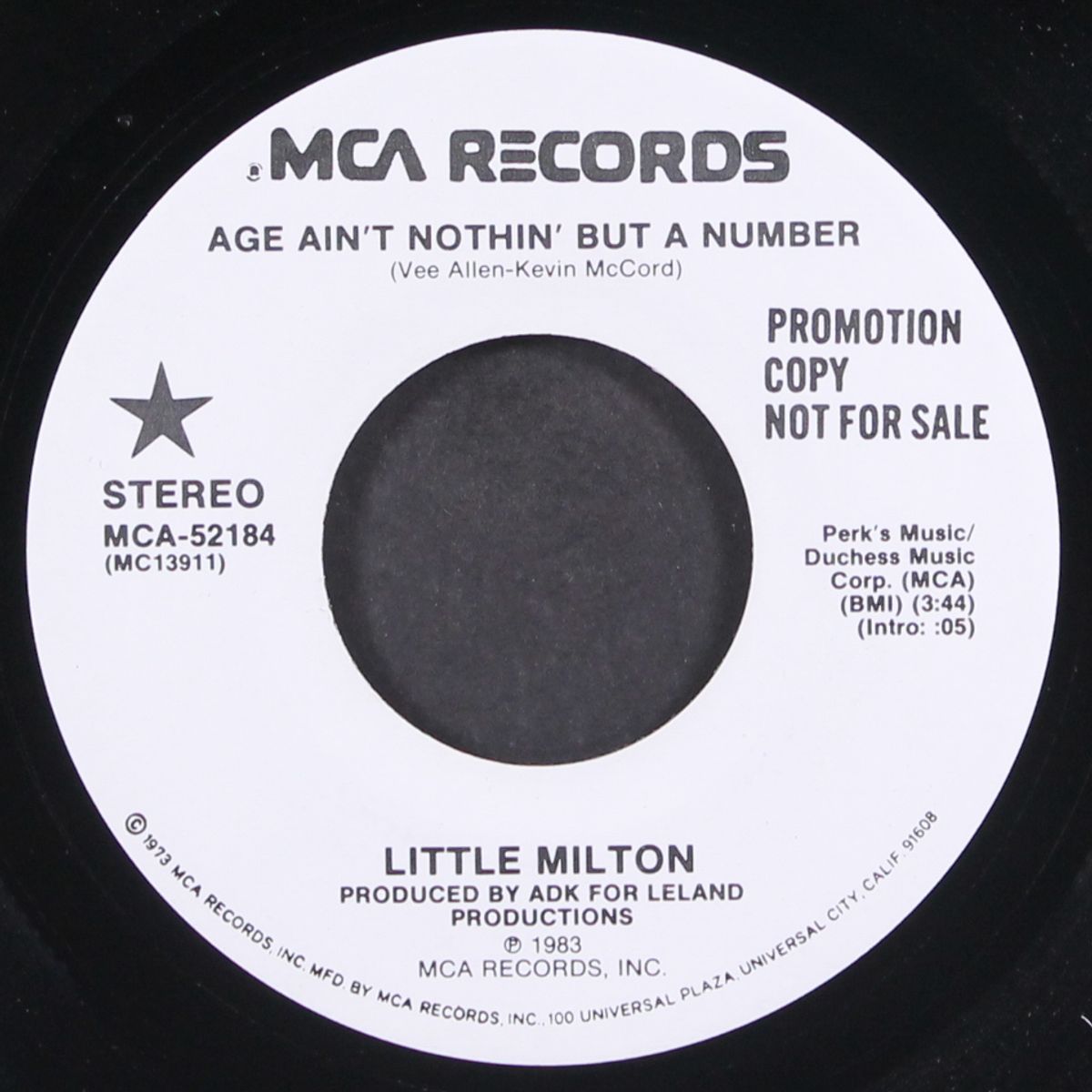 age ain't nothin' but a number / same by LITTLE MILTON