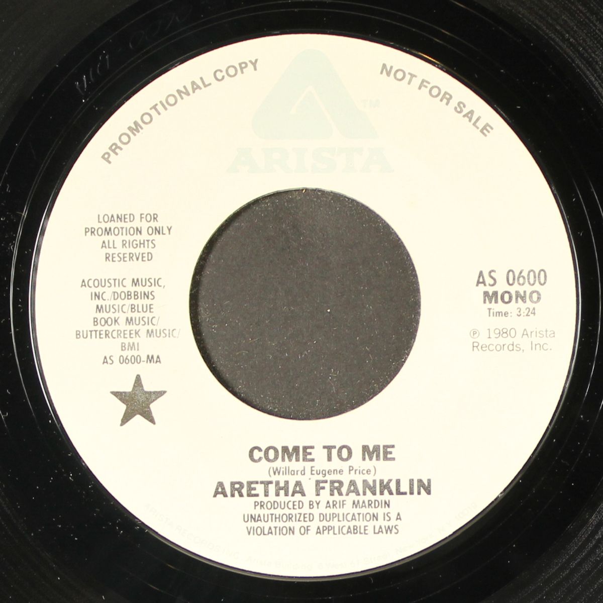 come to me / mono by ARETHA FRANKLIN