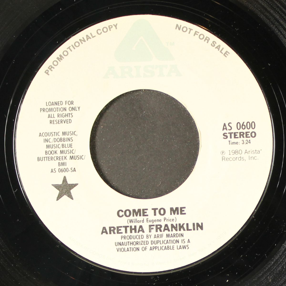 come to me / mono by ARETHA FRANKLIN