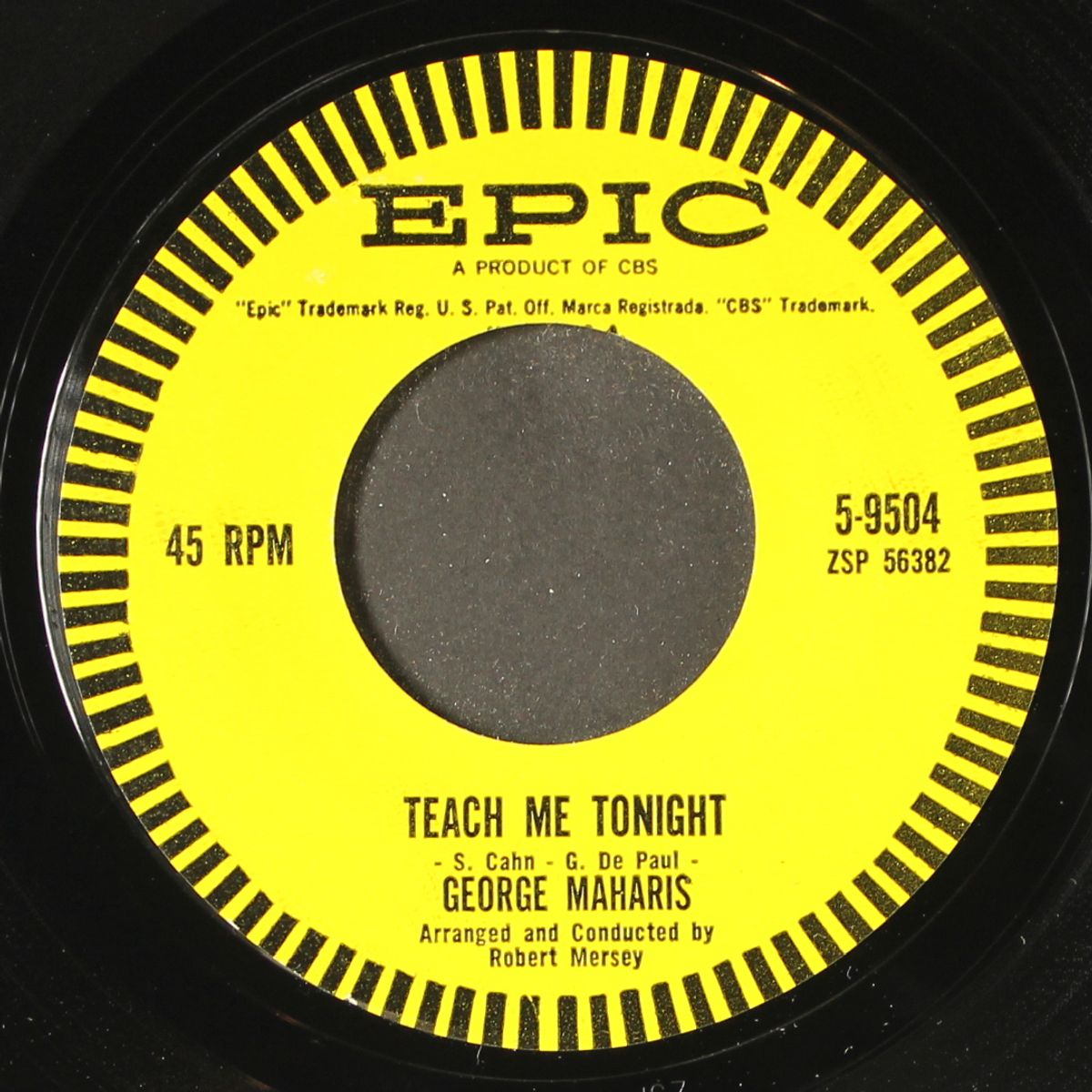 after the lights go down low / teach me tonight by GEORGE MAHARIS