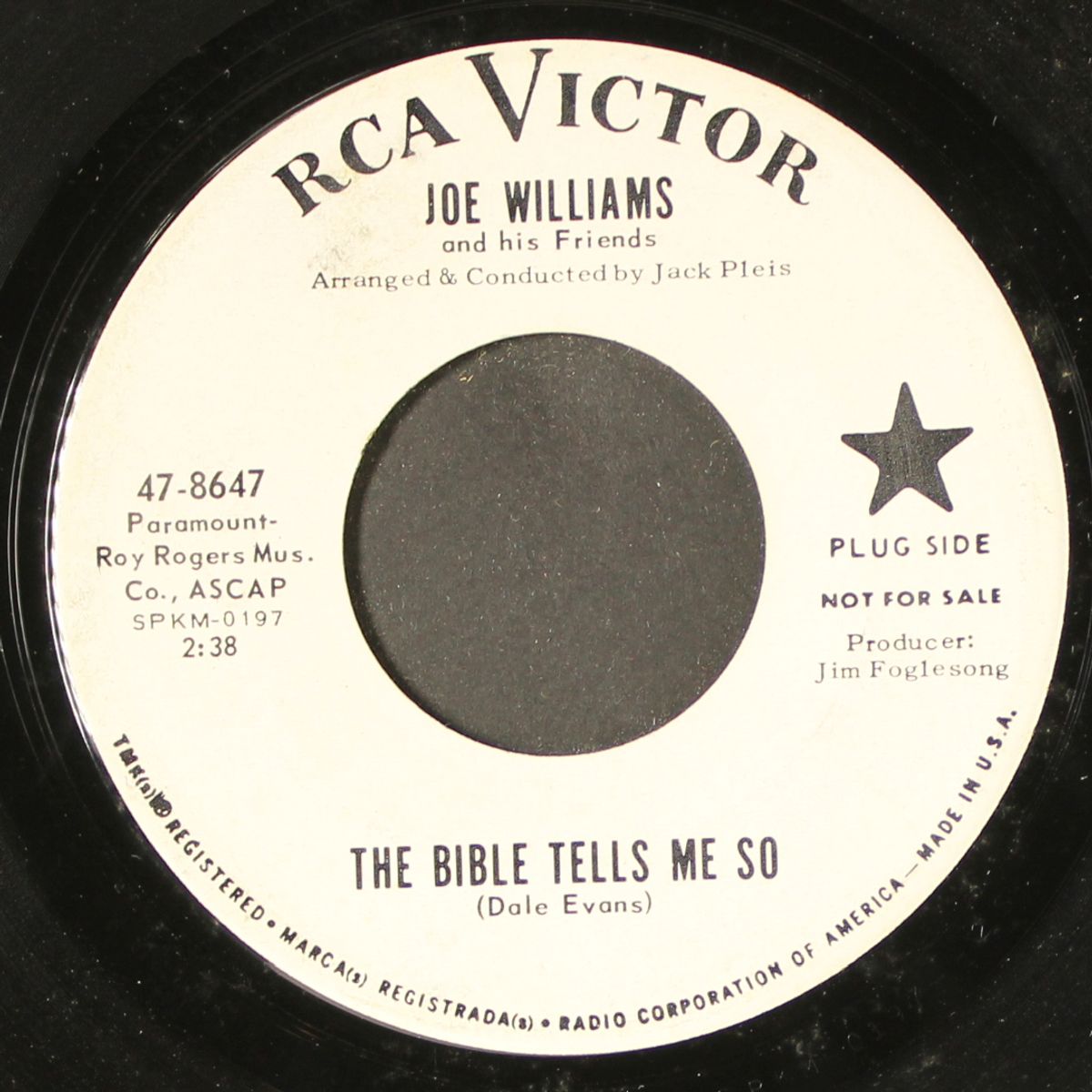 the bible tells me so / ask anybody by JOE WILLIAMS