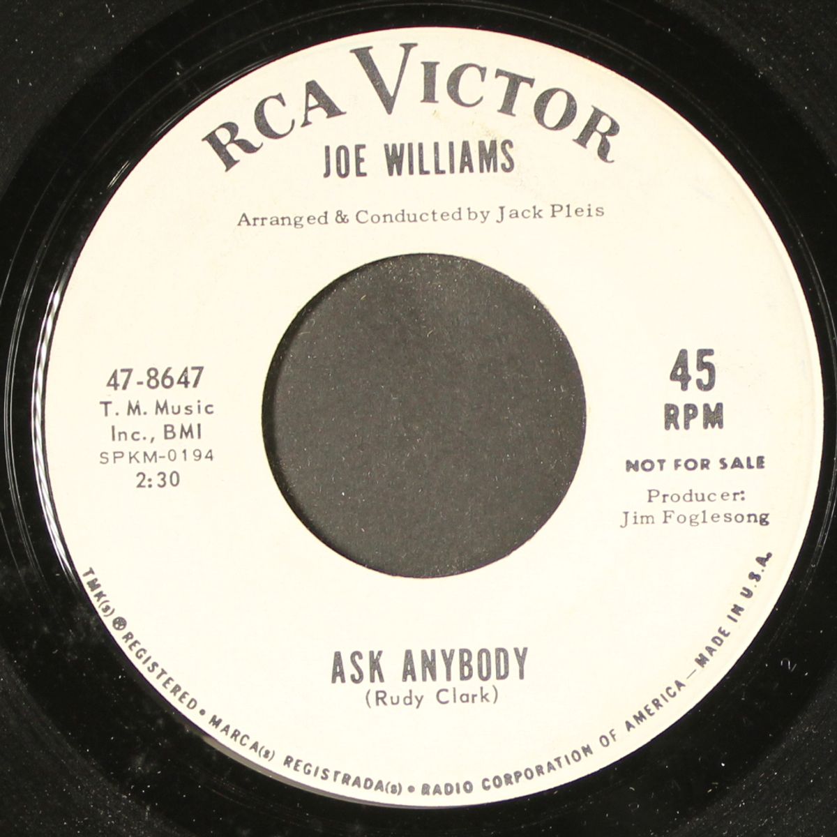 the bible tells me so / ask anybody by JOE WILLIAMS