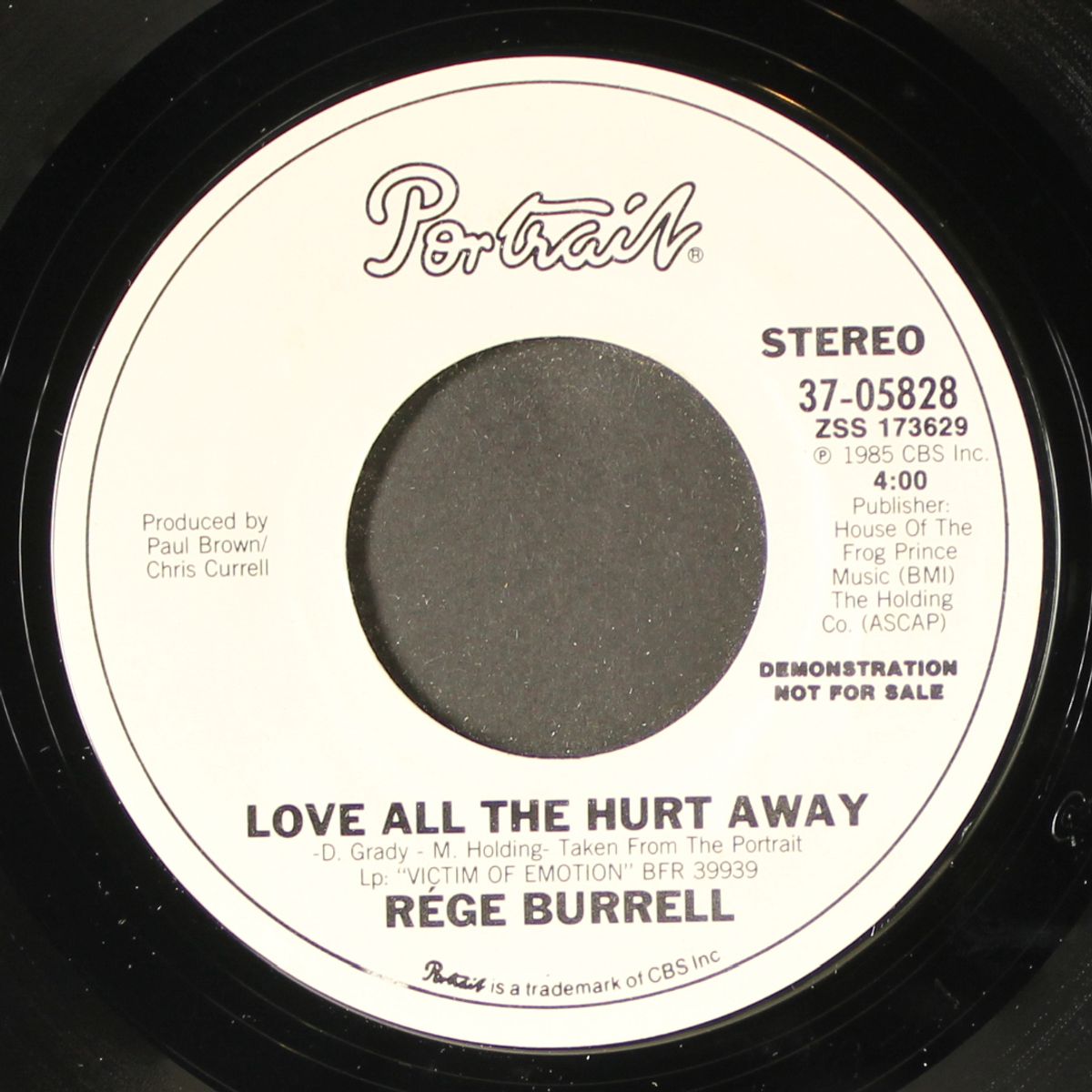 love all the hurt way / same by REGE BURRELL