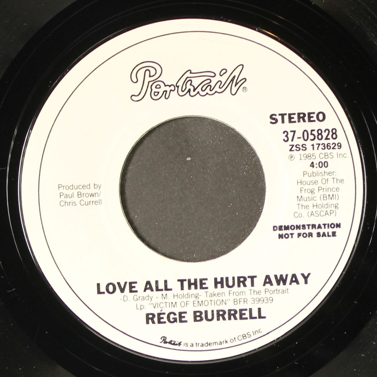 love all the hurt way / same by REGE BURRELL
