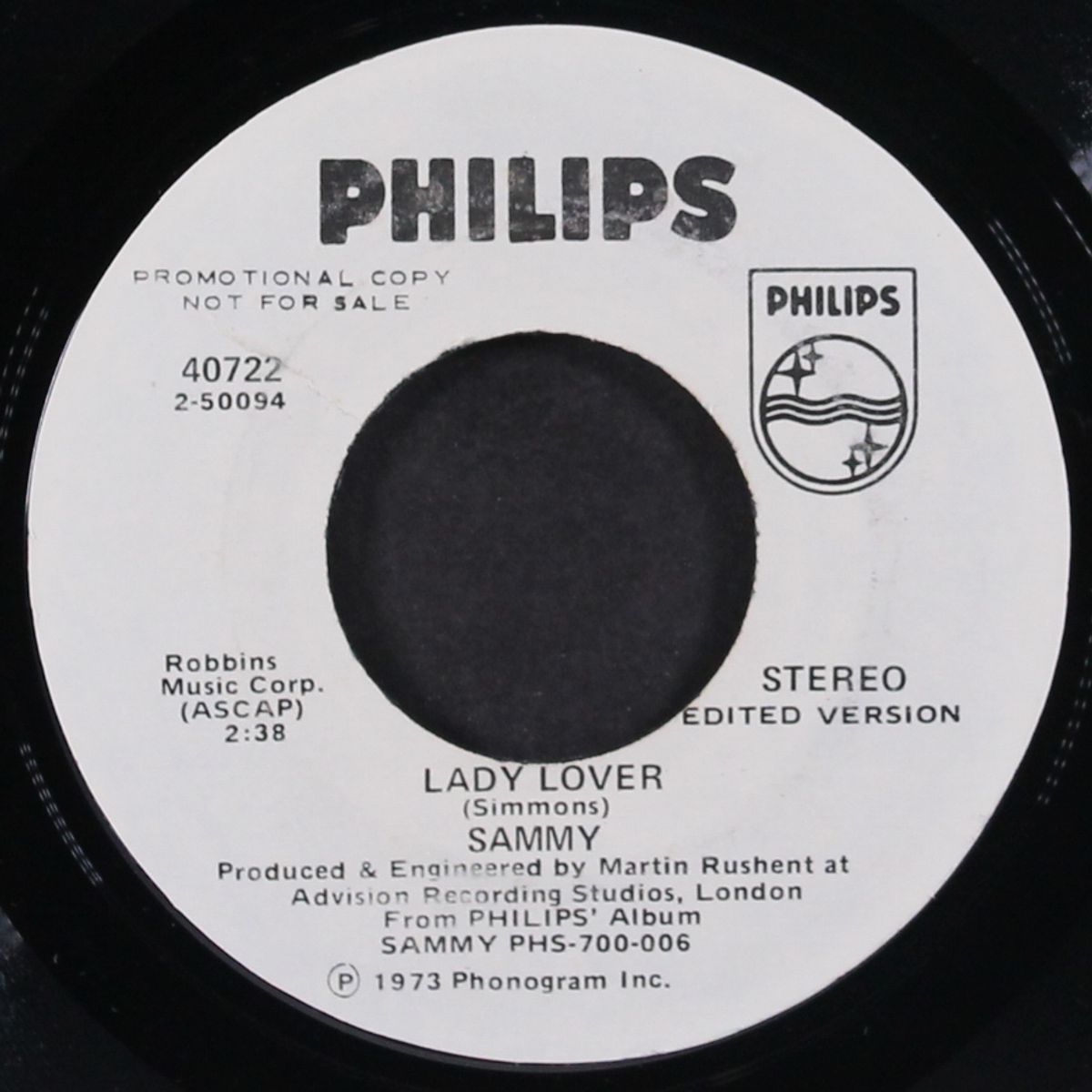 sioux eyed lady / lady lover by SAMMY