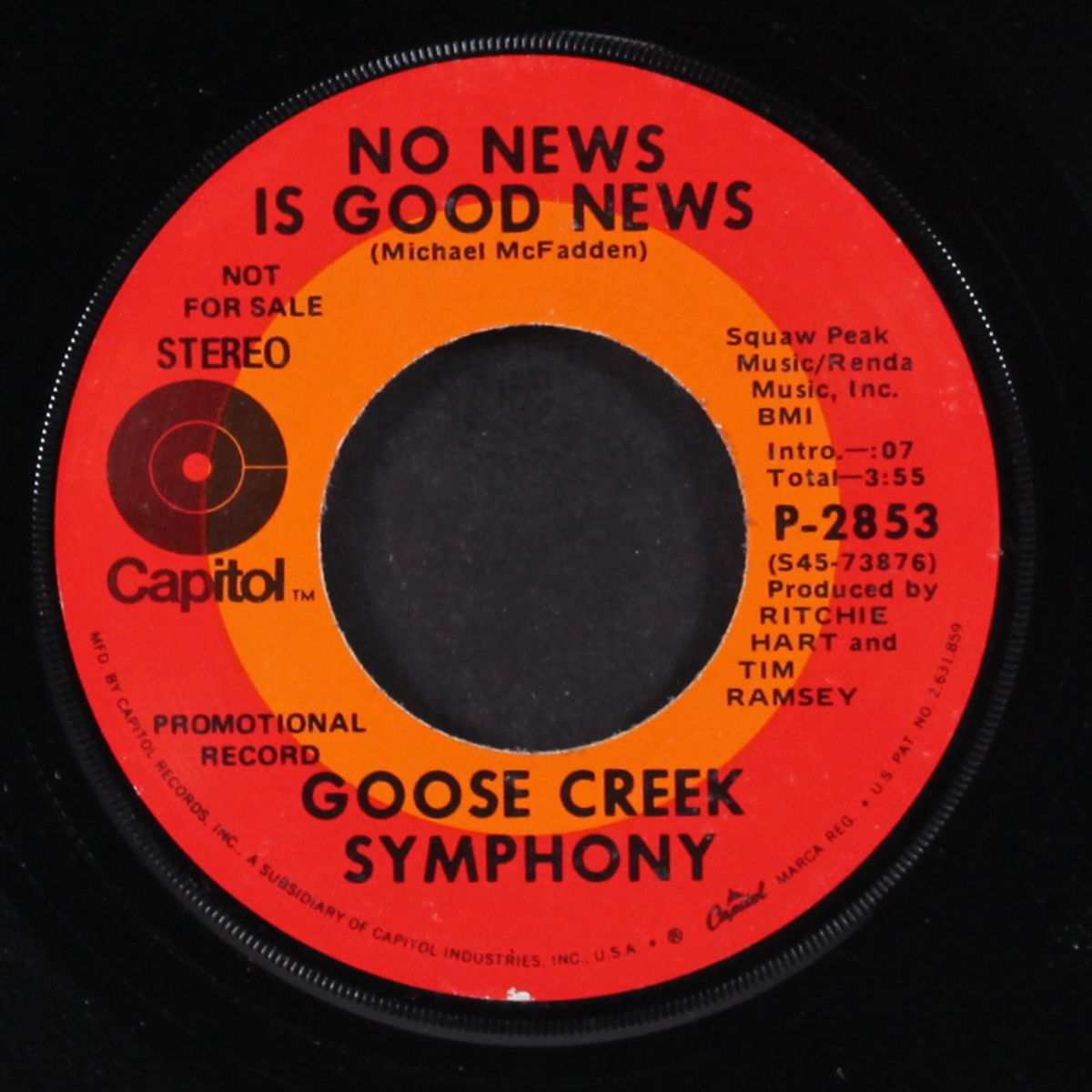charlie's tune / no news is good news by GOOSE CREEK SYMPHONY