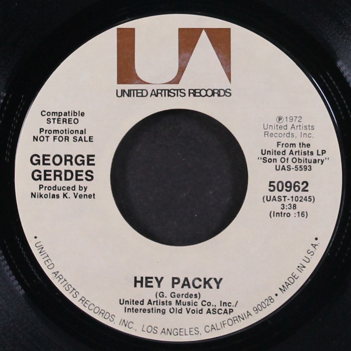 hey packy / mono by GEORGE GERDES
