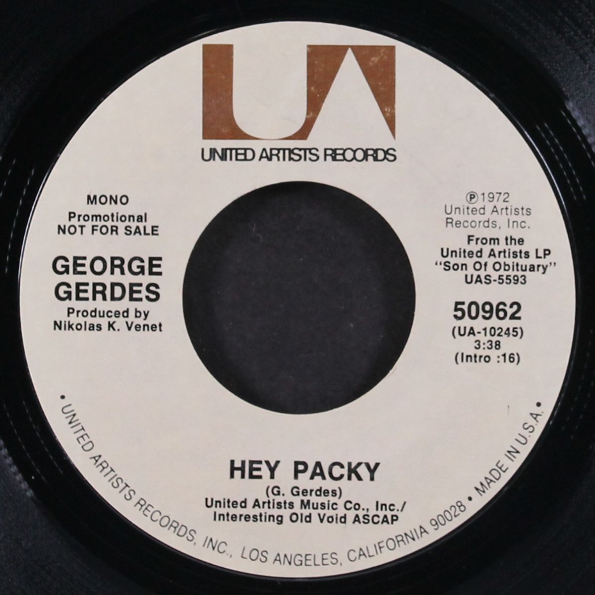 hey packy / mono by GEORGE GERDES