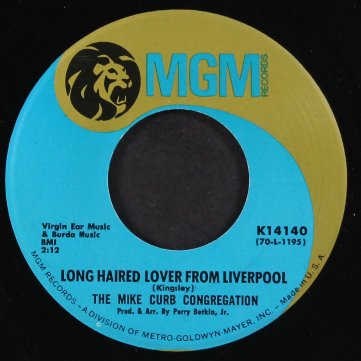 sweet gingerbread man / long haired lover from liverpool by MIKE CURB CONGREGATION
