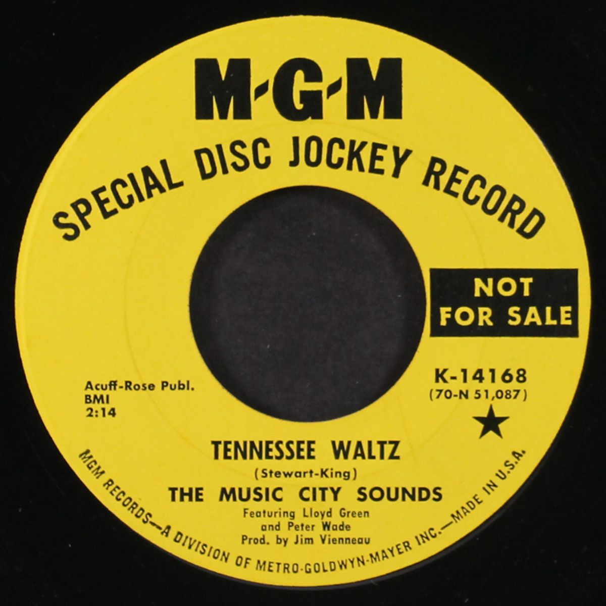 tennessee waltz / release me by MUSIC CITY SOUNDS