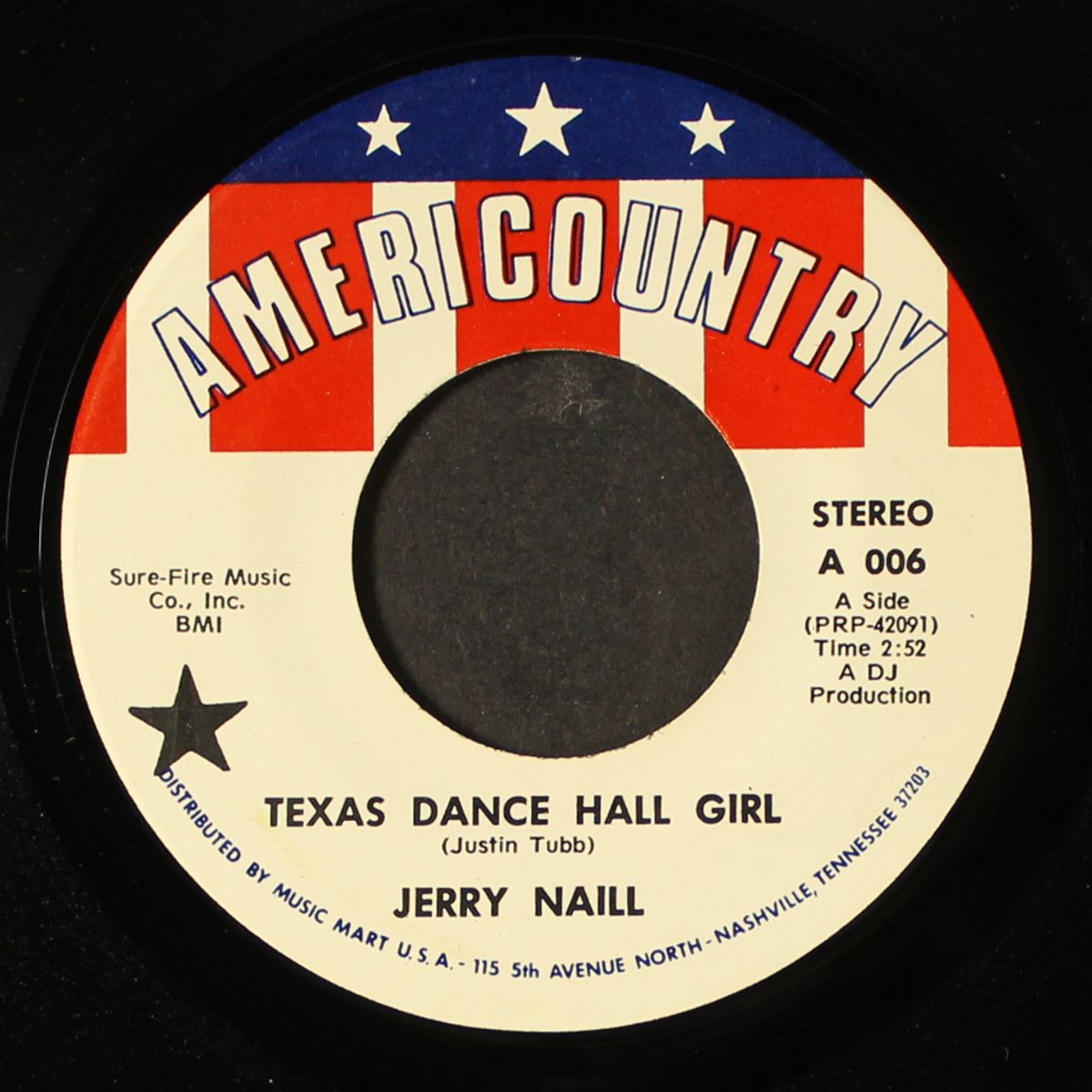 texas dance hall girl / if love is by JERRY NAILL