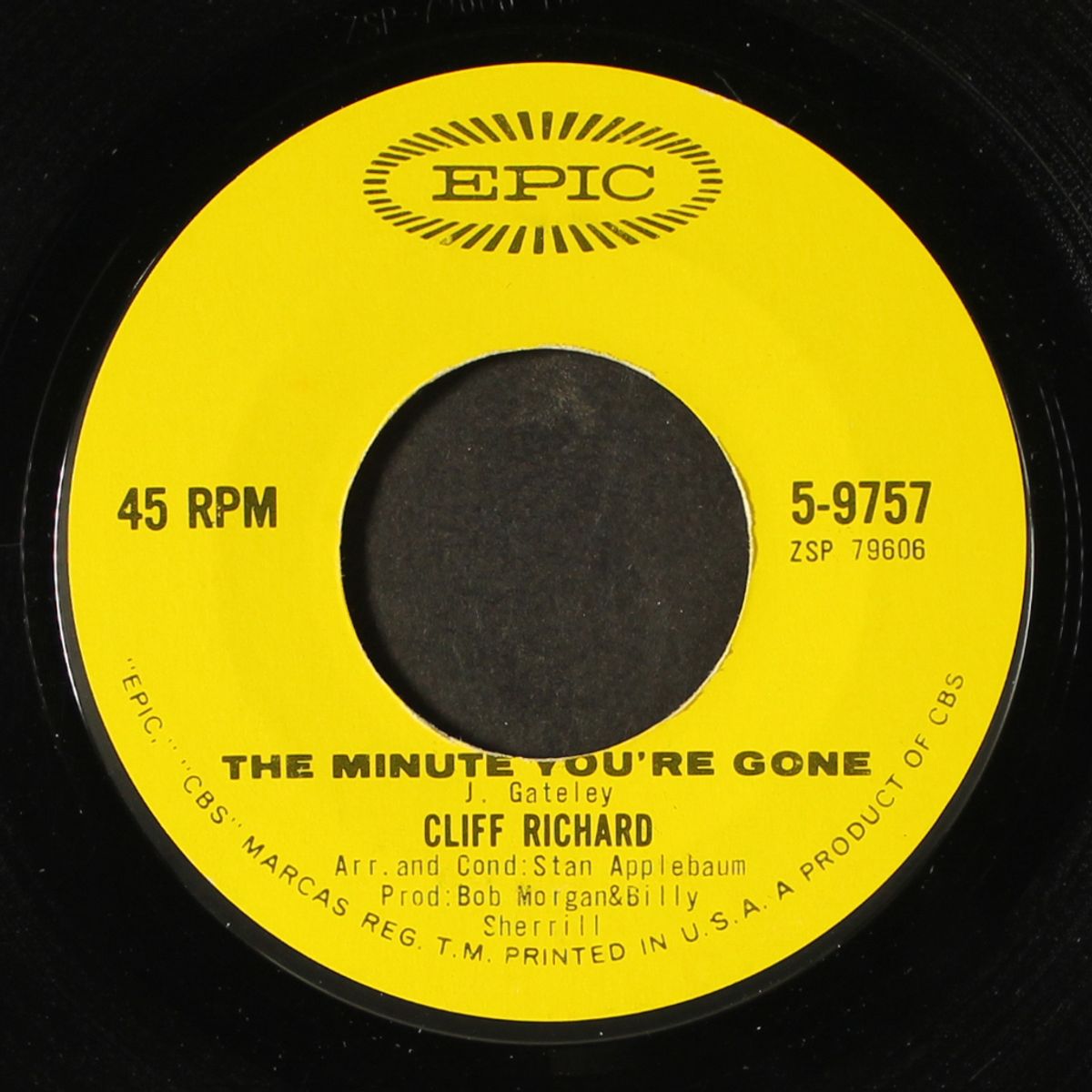 the minute you're gone by CLIFF RICHARD