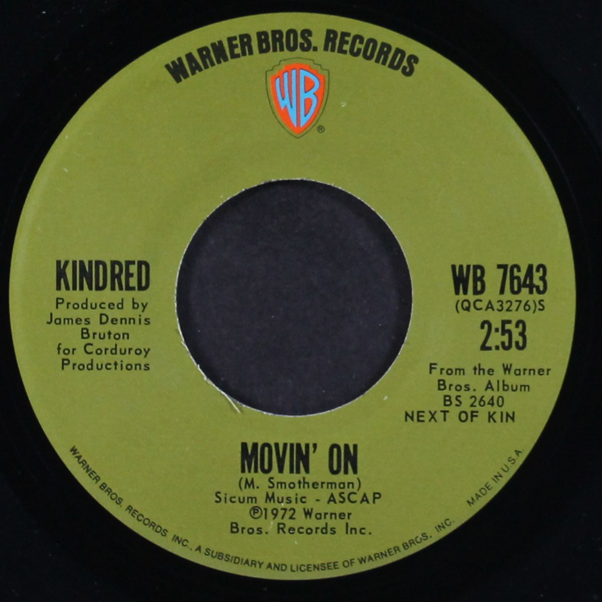 movin' on / one more river by KINDRED