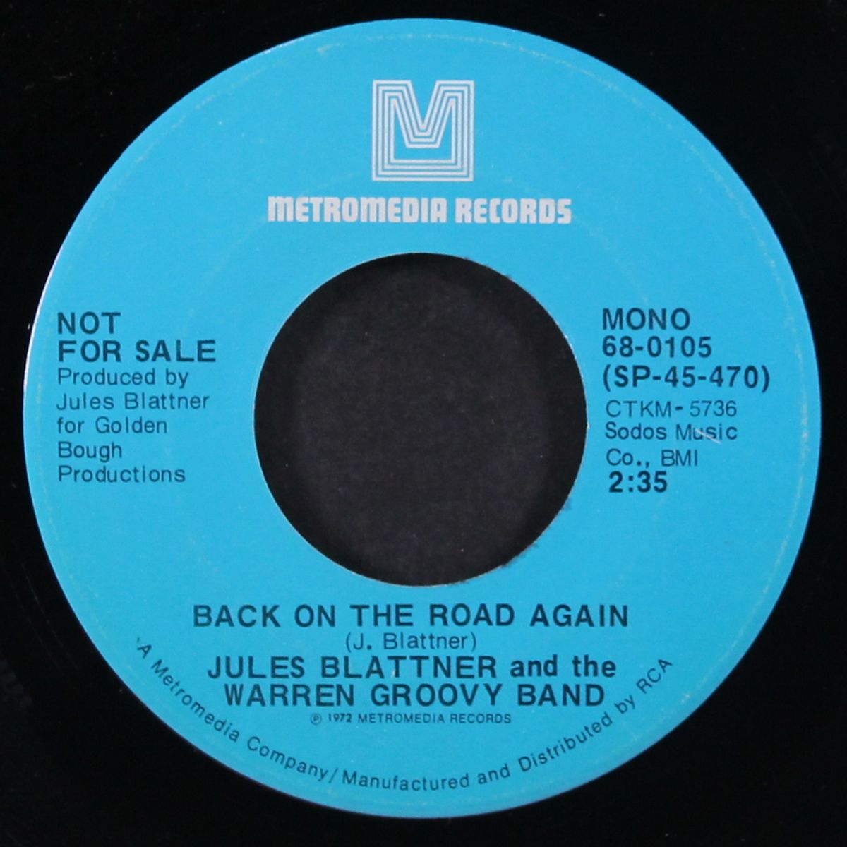 back on the road again / mono by JULES BLATTNER