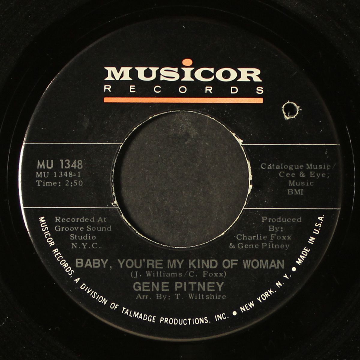 baby, you're my kind of woman / hate by GENE PITNEY