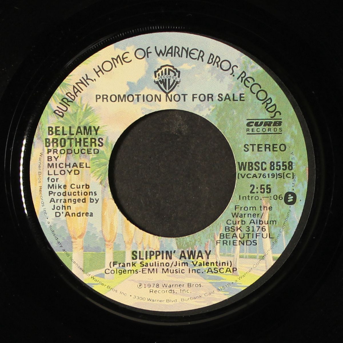 slippin' away / mono by BELLAMY BROTHERS