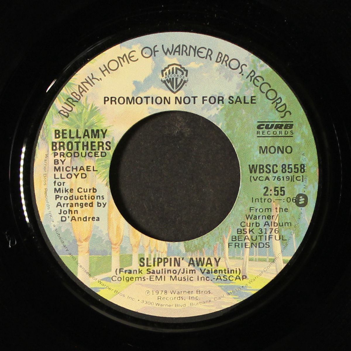 slippin' away / mono by BELLAMY BROTHERS